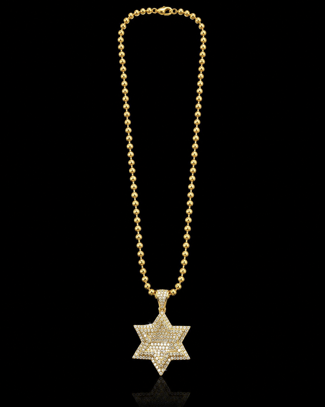 שרשרת מגן דוד זהב ORIDO
