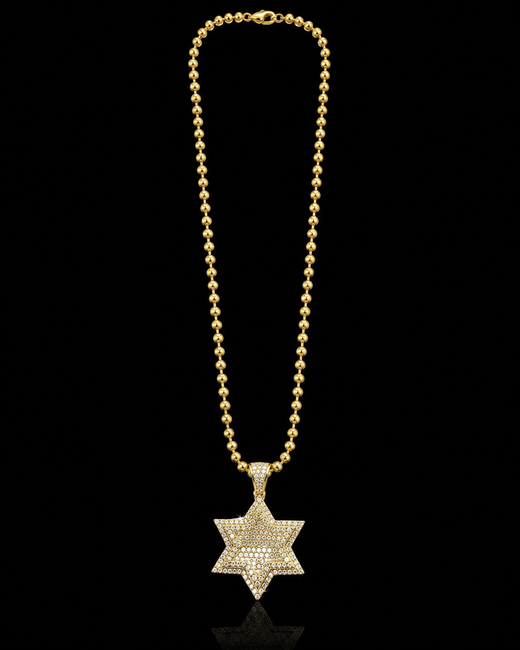 שרשרת מגן דוד זהב